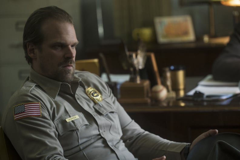 David Harbour as Jim Hopper in "Stranger Things" Season 1