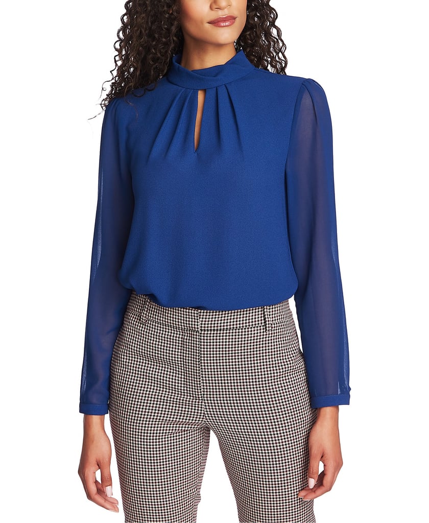 1.STATE Mock-Neck Keyhole Top | Versatile and Flattering Tops For Women ...