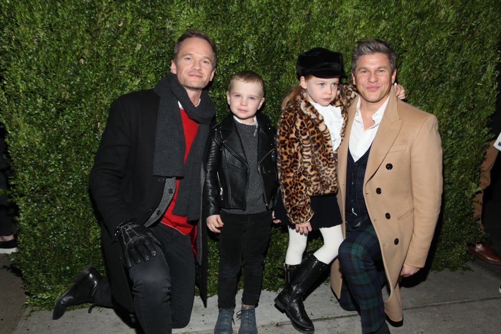 Neil Patrick Harris and Family at Saks Holiday Event 2017