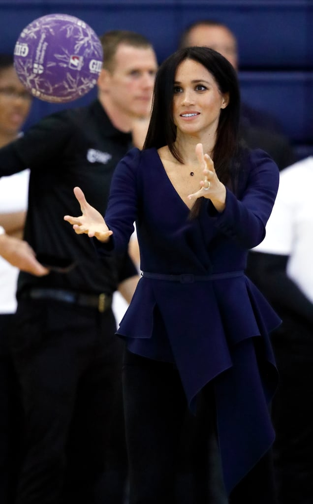 Meghan Markle Playing Sports Pictures