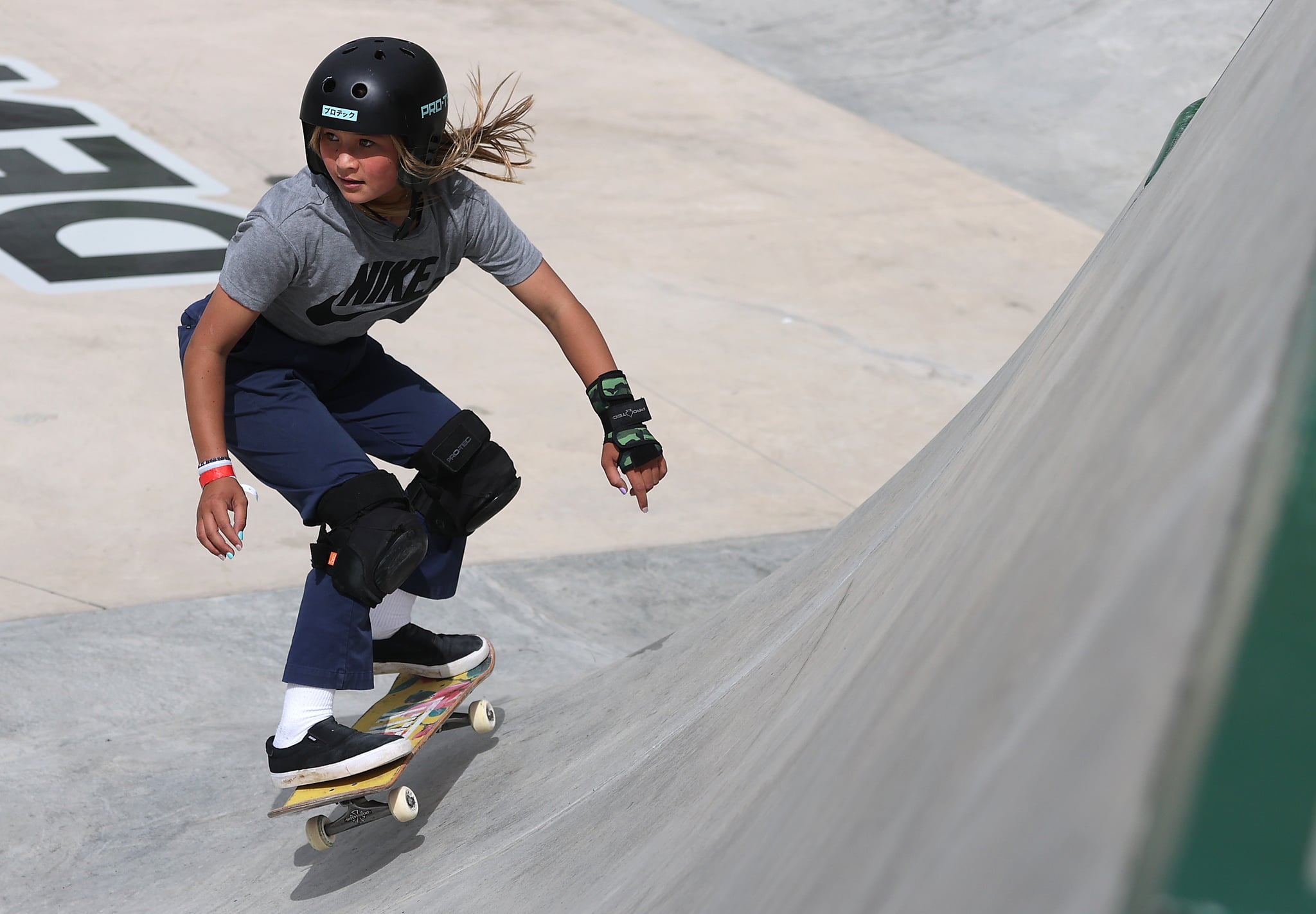 DES MOINES, IOWA - MAY 21: Sky Brown of Great Britain competes in the Women's Park Semifinal at the Dew Tour on May 21, 2021 in Des Moines, Iowa. (Photo by Sean M. Haffey/Getty Images)