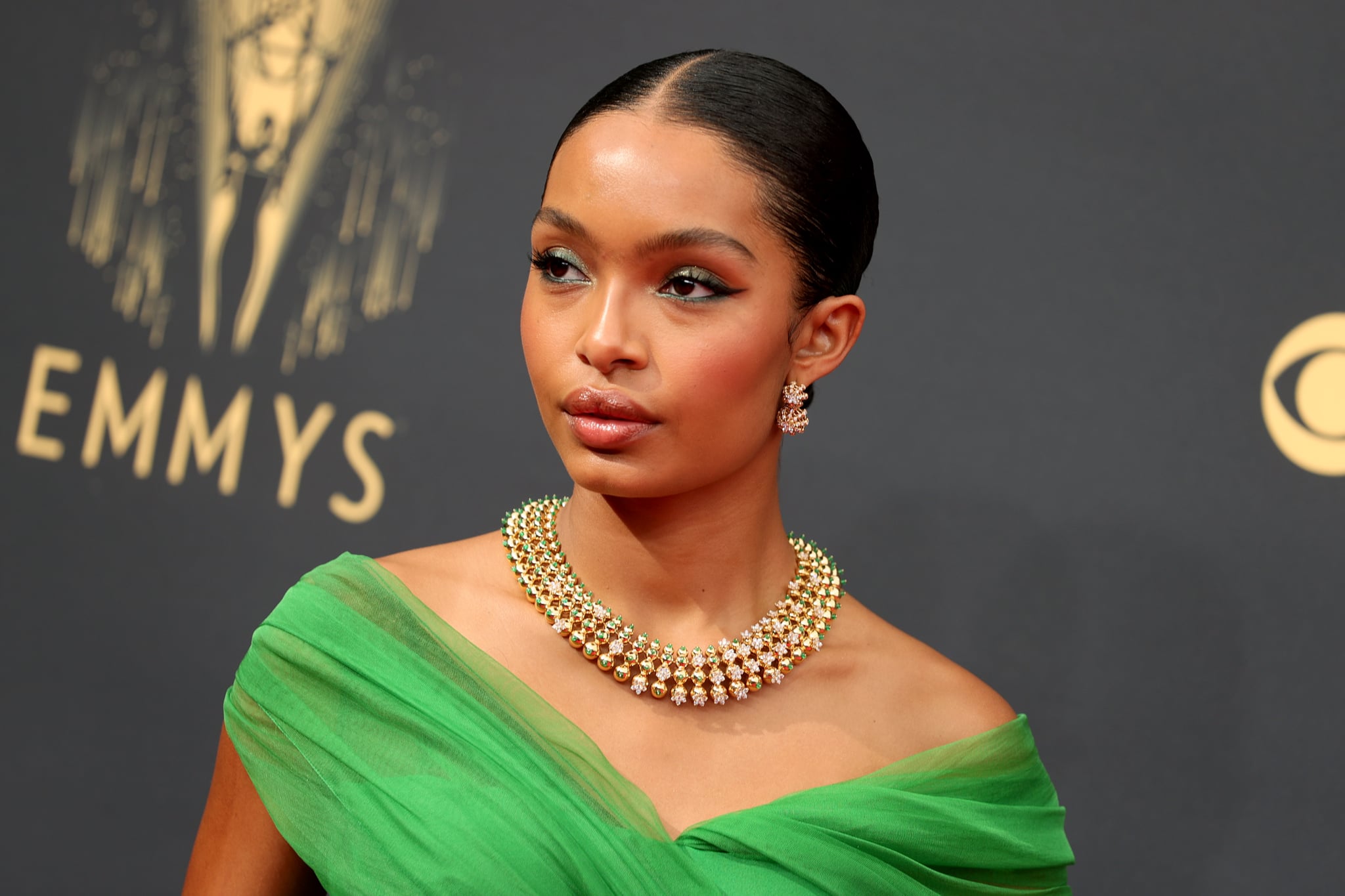 LOS ANGELES, CALIFORNIA - SEPTEMBER 19: Yara Shahidi attends the 73rd Primetime Emmy Awards at L.A. LIVE on September 19, 2021 in Los Angeles, California. (Photo by Rich Fury/Getty Images)