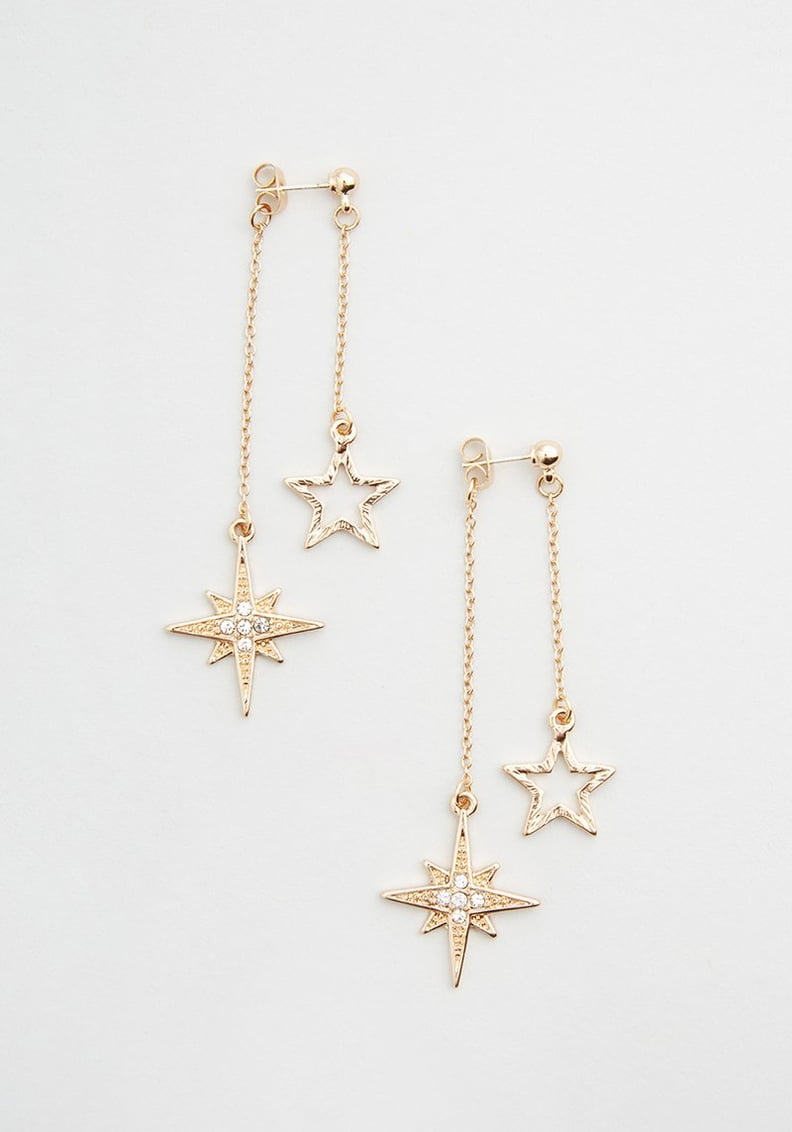 For the Astrology-Lover: Celestial Stardust Dangle Earrings