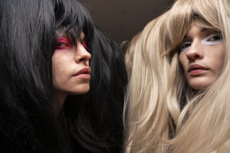 Extrawide Wigs at Matty Bovan Fall 2020