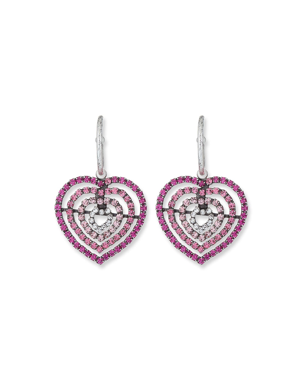 Dannijo Constance Heart Earrings How Can We Calm Down When
