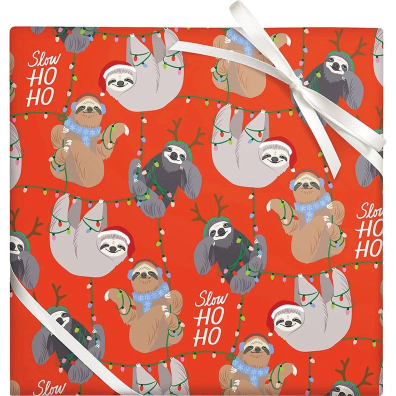 Holiday Sloth Wrapping Paper