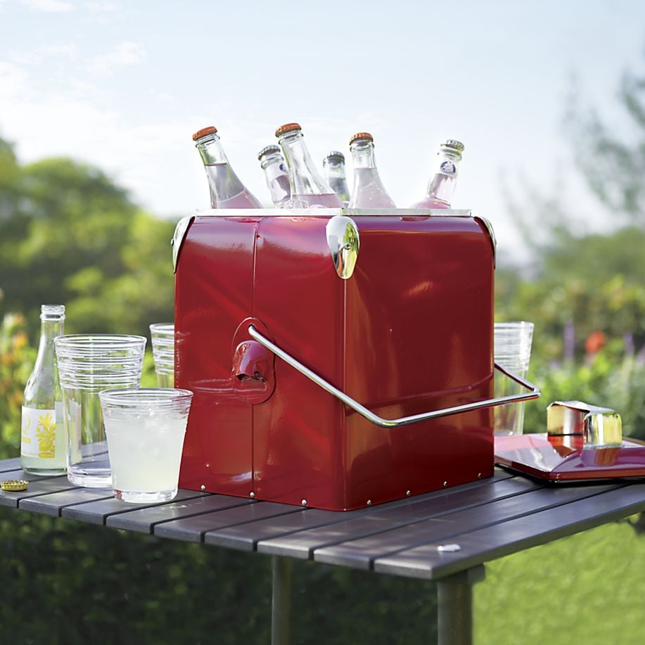 Reminiscent of an old Coca-Cola cooler, this retro-inspired beauty ($70) even includes a bottle opener on the side.