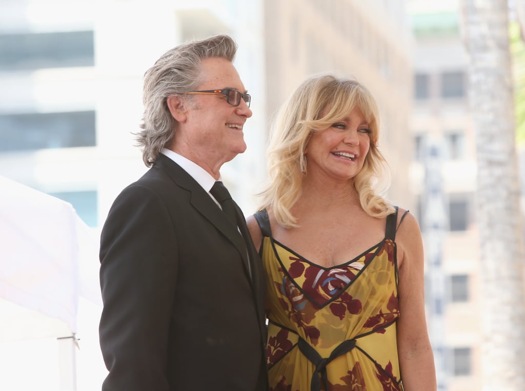 Goldie Hawn and Kurt Russell at Hollywood Walk of Fame 2017