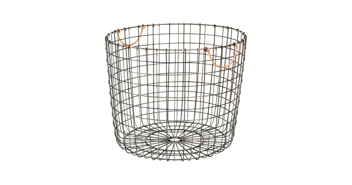 Extra Large Round Wire Decorative Storage Bin 25 Give Your