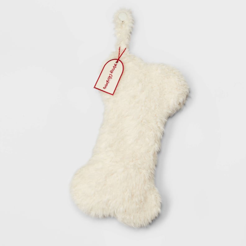 Wondershop Sherpa Dog Bone Christmas Stocking