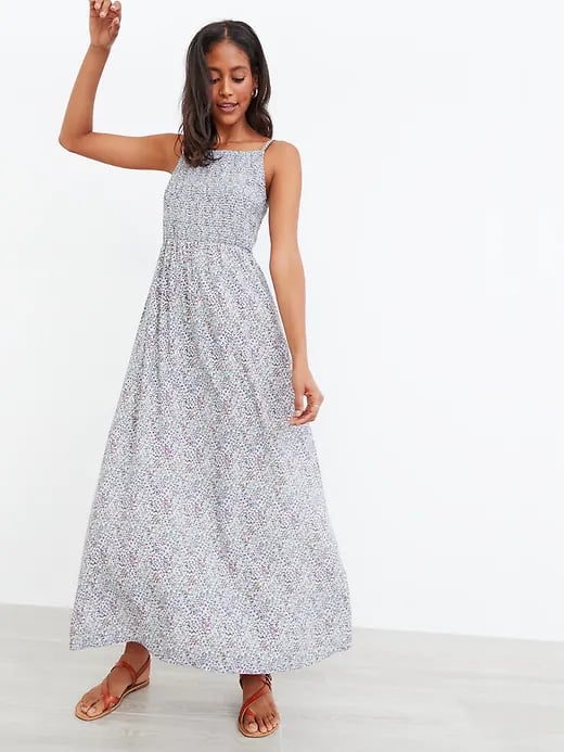 Old Navy Floral Smocked Fit and Flare Maxi Sundress