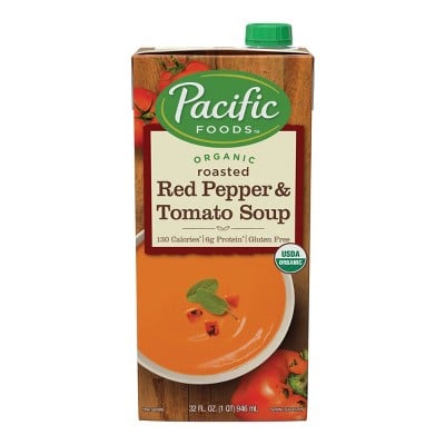 Pacific Organic Roasted Red Pepper & Tomato Soup