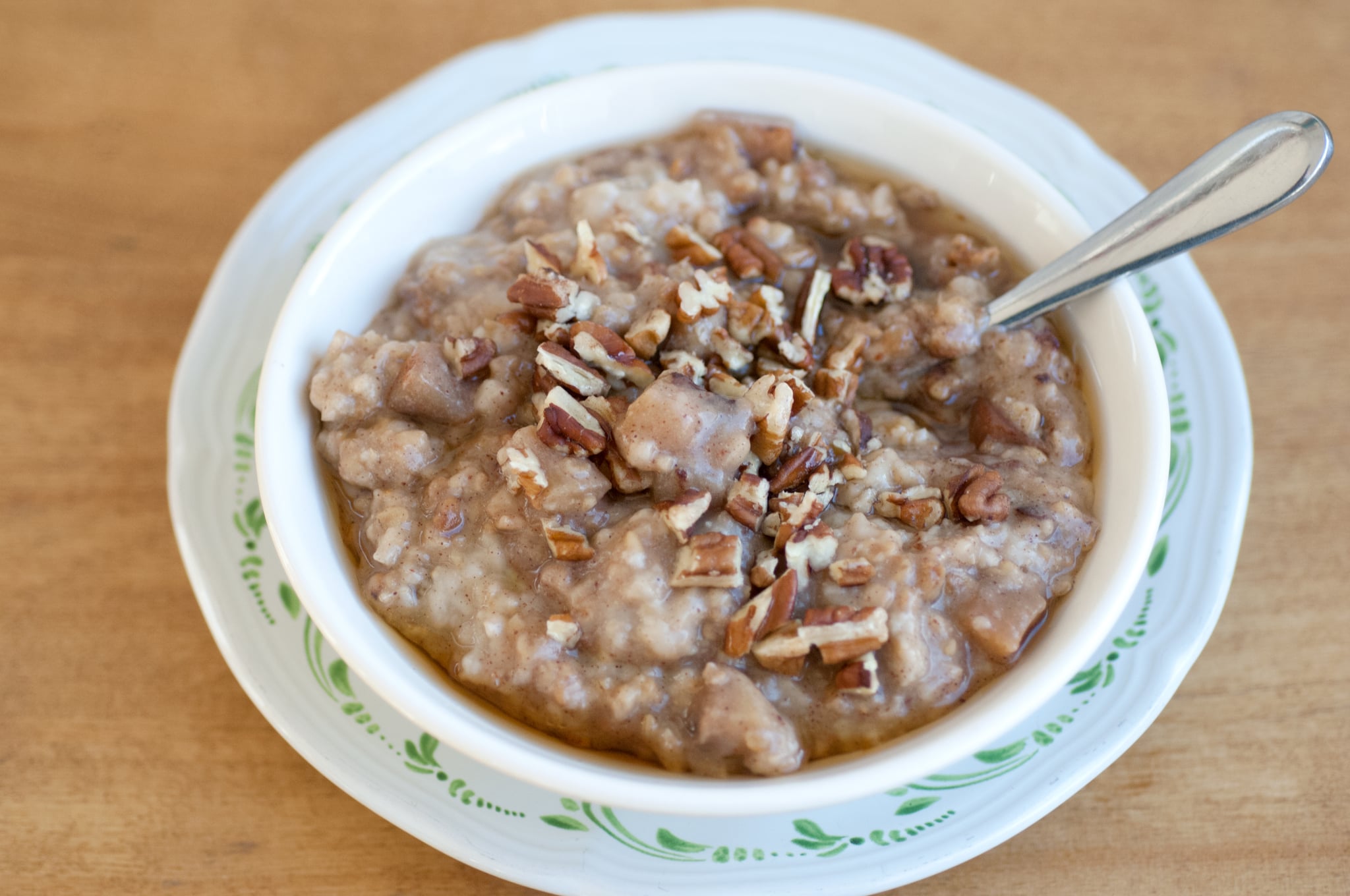 SlowCooker Apple Cinnamon Oatmeal POPSUGAR Food