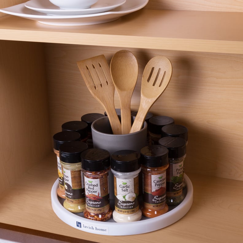 Lazy Susan Spice Rack Rotating Cabinet