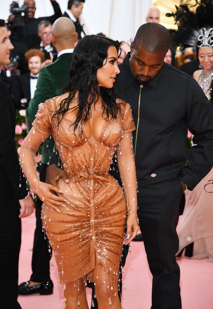 Kim Kardashian and Kanye West at the 2019 Met Gala
