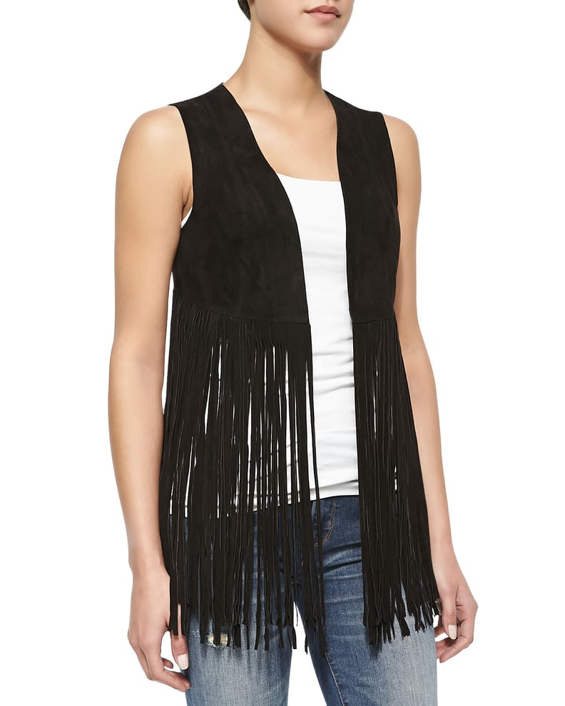 LaMarque Sonia Suede Fringe Vest