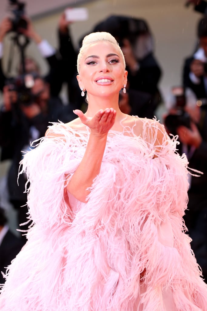 Lady Gaga Pink Valentino Dress at Venice Film Festival POPSUGAR