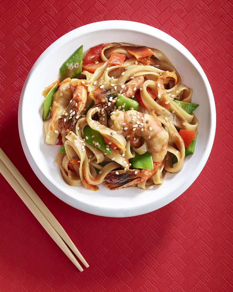 Shrimp and Rice Noodle Stir-Fry
