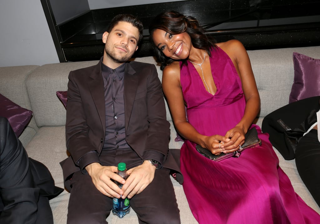 Jerry Ferrara and Gabrielle Union looked cute backstage.