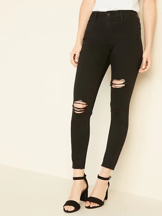 Old navy rockstar best sale ankle jeans