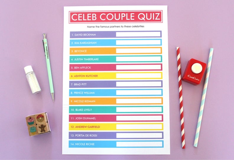 Celeb Couple Quiz