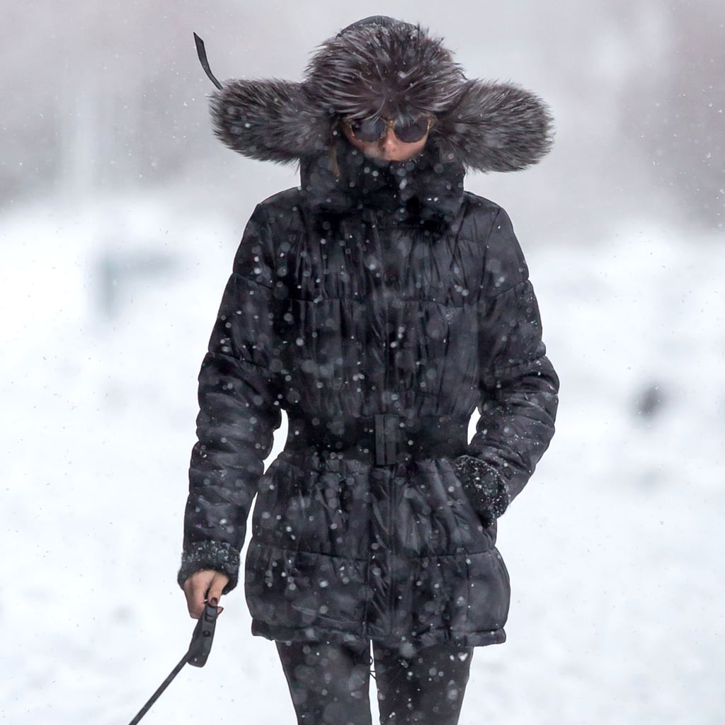 Olivia Palermo in Puffer Coat and Furry Boots in the Snow Olivia Palermo in Puffer Coat and Furry Boots in the Snow