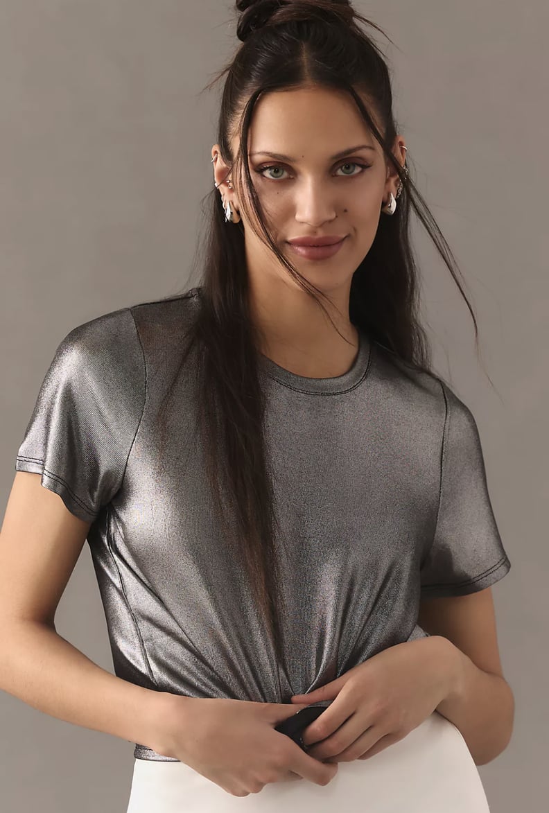 A Metallic Blouse