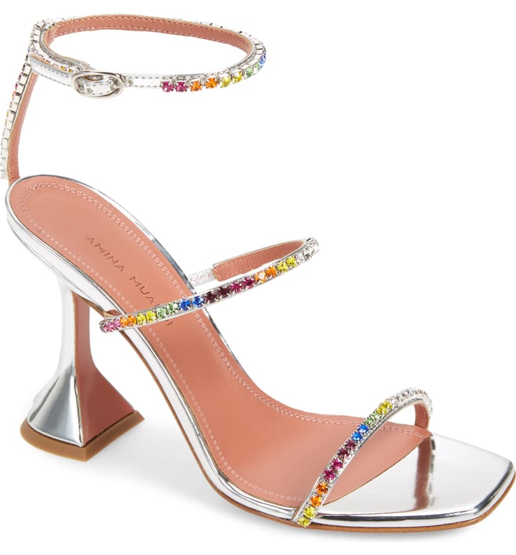 amina muaddi rainbow sandals