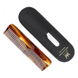 Kent Comb & Nail File in Leather Case