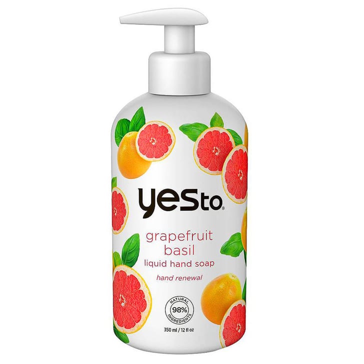 Yes to Grapefruit Basil Liquid Hand Soap CrueltyFree Beauty Products