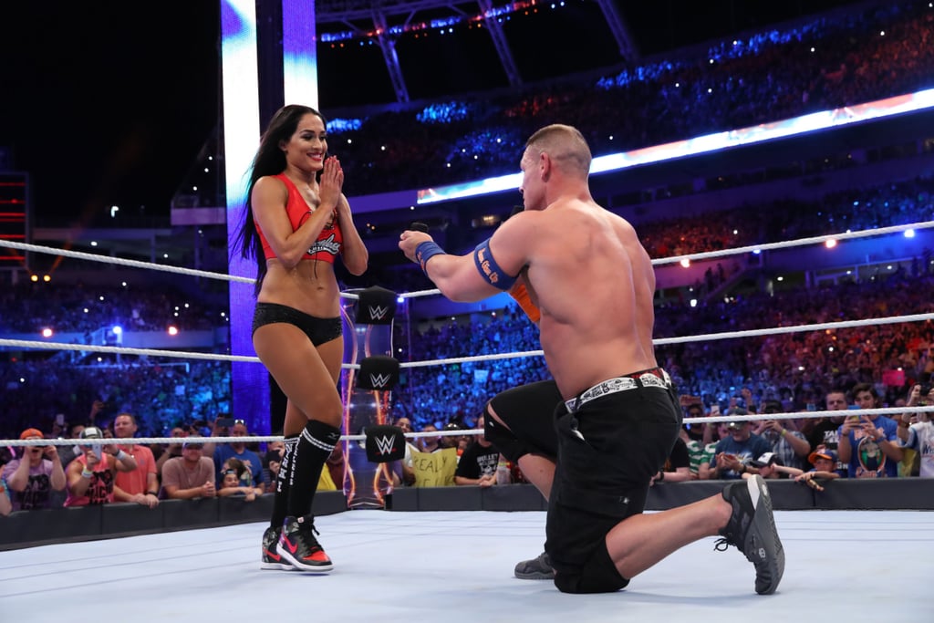 John Cena And Nikki Bella Engaged April 2017 Popsugar Celebrity Nikki bella has set the record straight regarding her current relationship with john cena. john cena and nikki bella engaged april