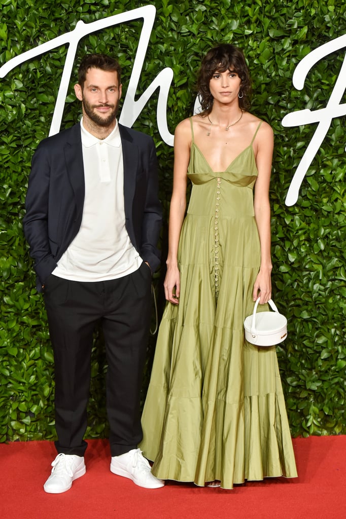 Simon Porte Jackson and Mica Arganaraz at the British Fashion Awards 2019