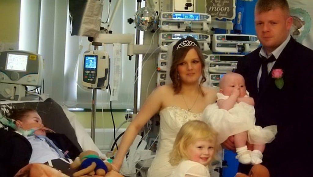 Corey Edwards's Parents Get Married at Bedside