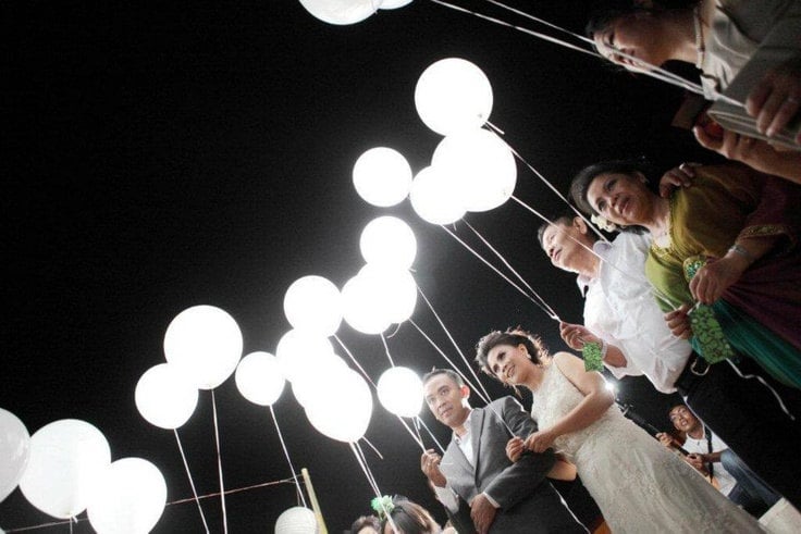 White LED Lights For Balloons