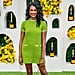 Simone Ashley Glows in a Green Micro Minidress at the VC Polo Classic