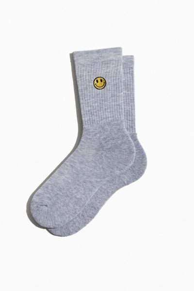Urban Outfitters Smile Face Sport Crew Sock