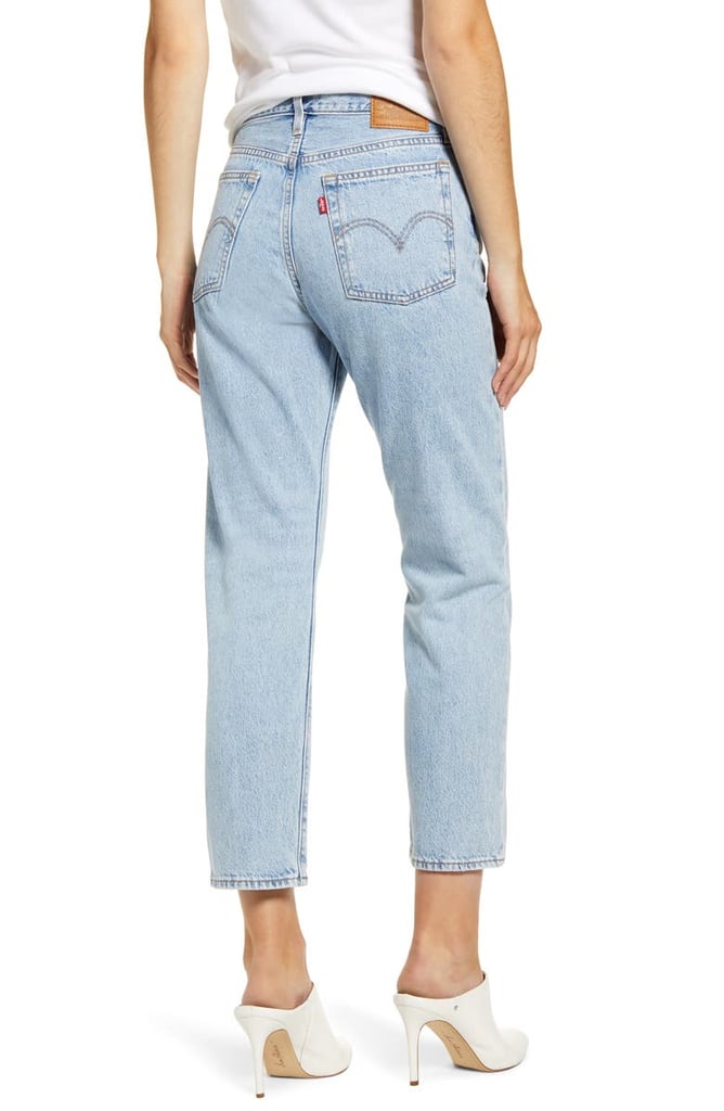 Levi's Wedgie High Waist Crop Straight Leg Jeans