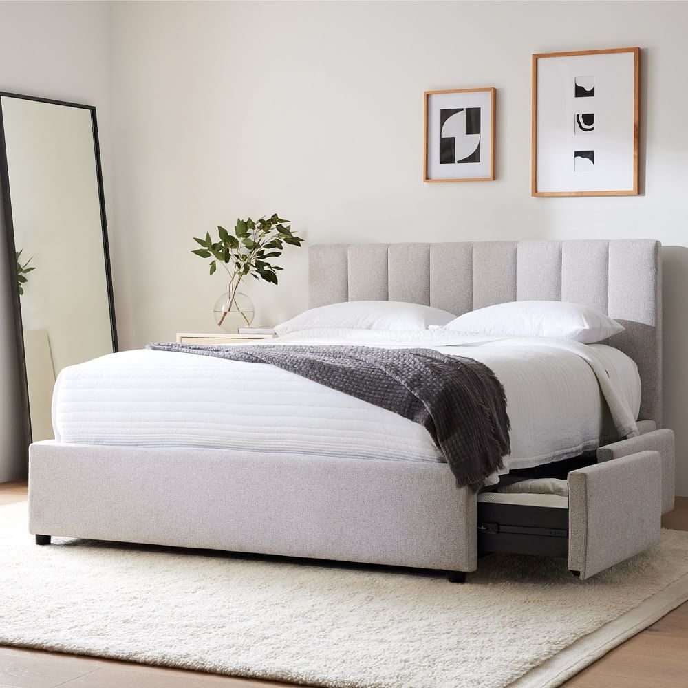 A Luxurious Bed: West Elm Emmett Side Storage Bed
