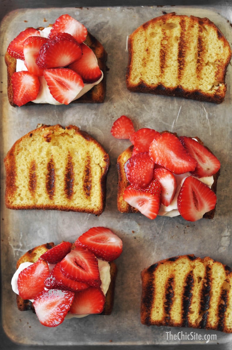 Grilled Poundcake Strawberry Shortcake