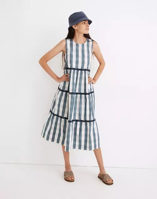 Madewell Rickrack Cattail Tiered Dress Hi July Shop the 38