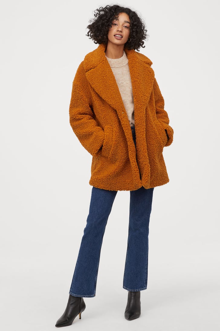 Short discount pile coat