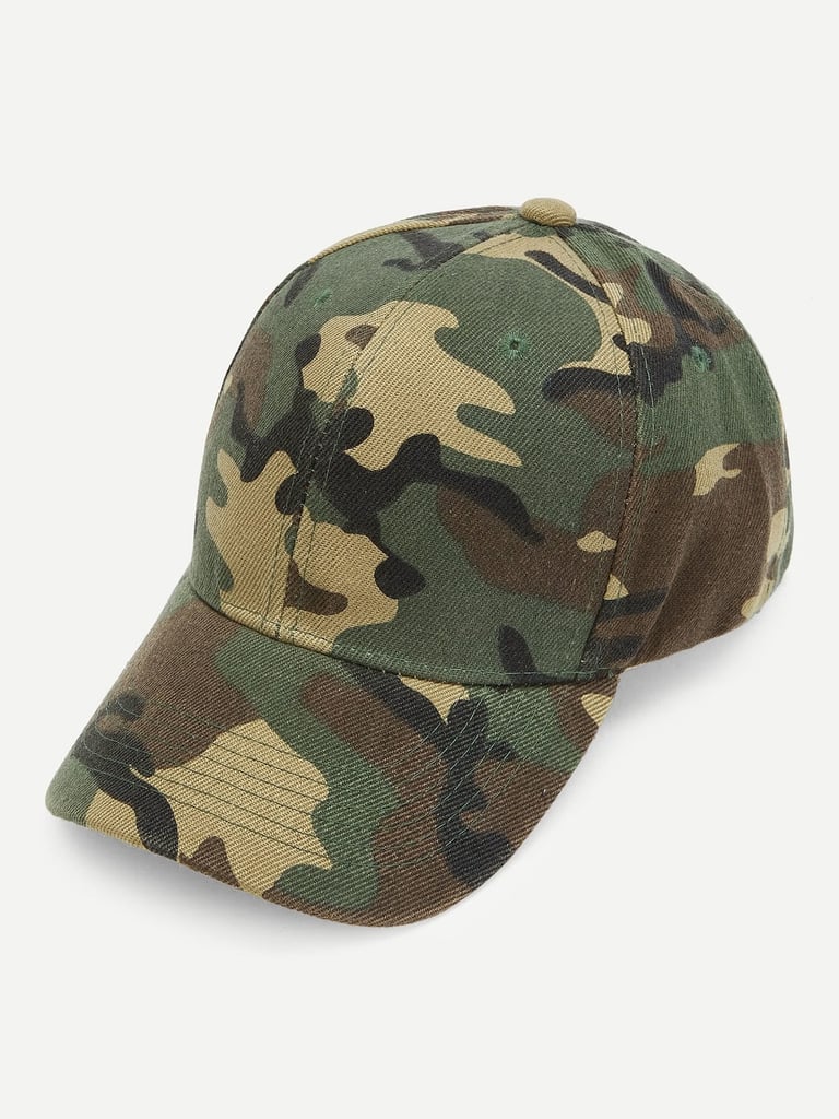 Romwe Camouflage Baseball Cap