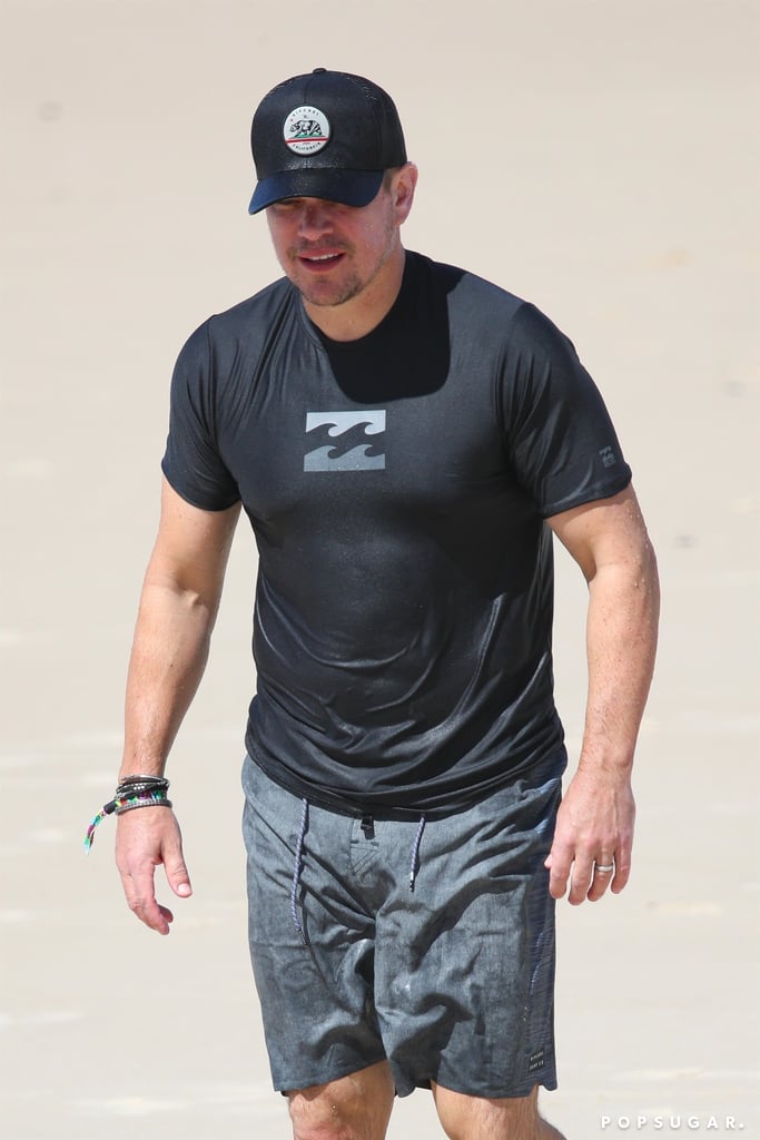 Chris Hemsworth and Matt Damon Australia Pictures April 2018