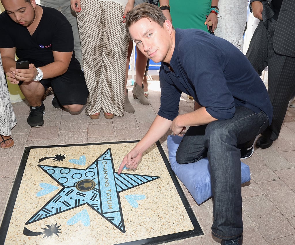 Channing Tatum and Jada Pinkett Smith Miami Hall of Fame