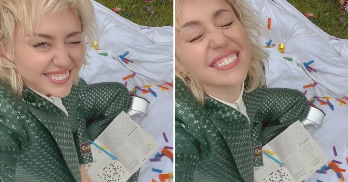Miley Cyrus Is All About Good Vibes and Good Suiting in New Gucci Video