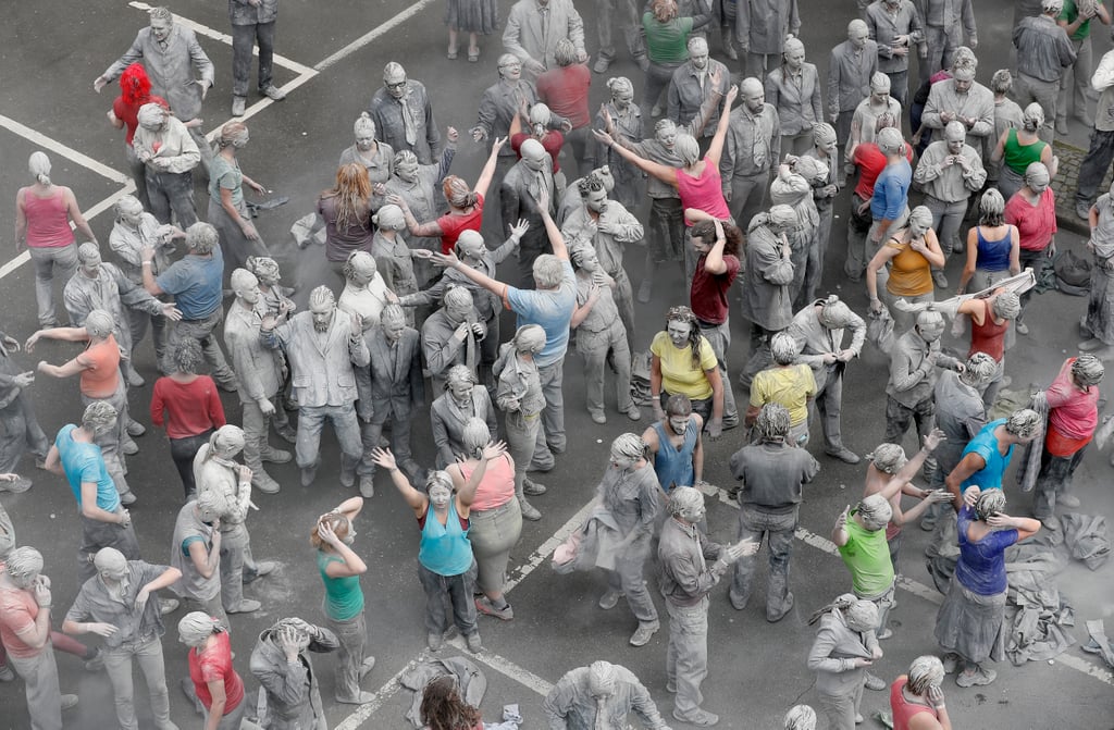 Zombie Protest Before Hamburg G20 Summit