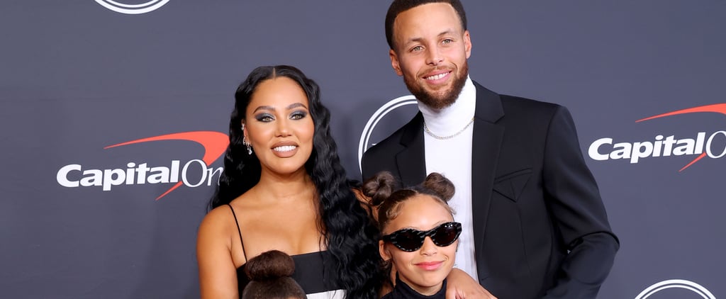 Ayesha Curry and Stephen Curry With Daughters at ESPYs 2022