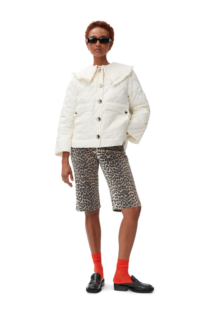 Ganni Cropped Ripstop Jacket | Best Oversize Winter Jackets From Old