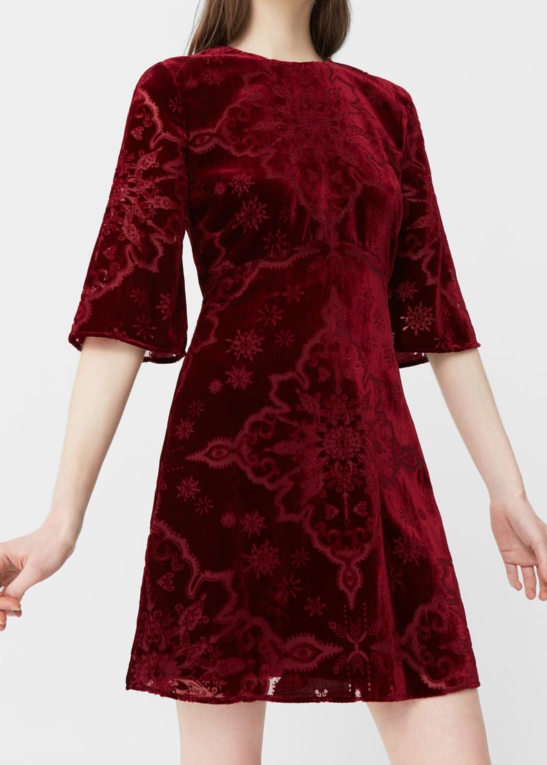 Mango Outlet Velvet Dress