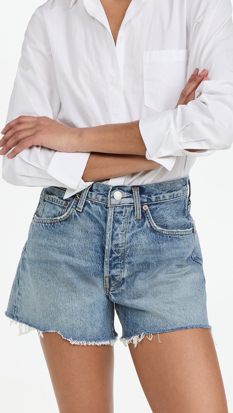 Loos Jean Shorts: AGOLDE Parker Long Vintage Shorts